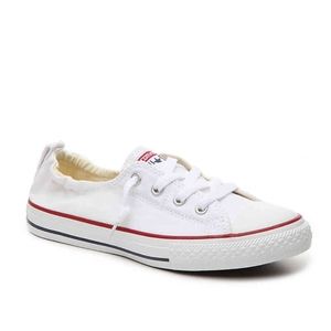 White slip on chuck taylors
